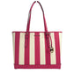 Jet Set Travel Large TZ Shoulder PVC Tote Bag Purse Pink