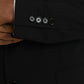 Black MARTINI Wool Formal 2 Piece Suit