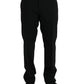 Black MARTINI Wool Formal 2 Piece Suit