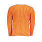 Orange Fabric Sweater