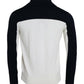 White Black SICILIA Henley Shirt Pullover Sweater