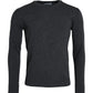 Dark Gray Wool Crew Neck Pullover Sweater