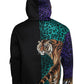 Multicolor Tiger Hooded Sweatshirt Sweater