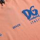 Coral Cotton Logo Print Short Sleeve T-shirt