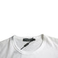 White Cotton Pocket Short Sleeves T-shirt