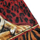 Multicolor Tiger Print Cotton Short Sleeves T-shirt