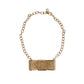 Elegant Gold Crystal Statement Choker