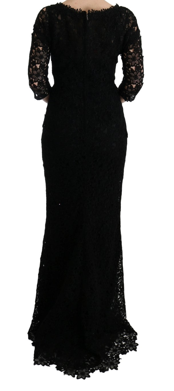 Elegant Black Sheath Dress with Silk Lining