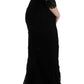 Elegant Black Sheath Dress with Silk Lining