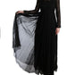 Elegant Black Sheath Long Sleeve Dress