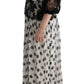 Elegant Polka Dotted Full Length Gown