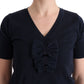 Elegant Blue Wool Top - Chic Everyday Elegance