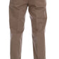 Chic Beige Chinos Casual Pants