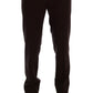 Elegant Slim Fit Formal Trousers in Purple