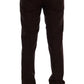 Elegant Slim Fit Formal Trousers in Purple