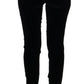 Sleek High-Waist Black Trousers