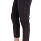 Chic Brown Capri Cropped Cotton Pants