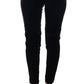 Chic Black Slim Fit Cropped Pants