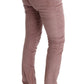 Chic Pink Capri Cropped Trousers