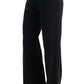 Chic Black Bootcut Formal Pants