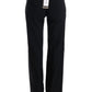 Chic Black Bootcut Formal Pants