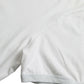 White Cotton Round Neck Short Sleeve T-shirt