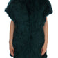 Exquisite Green Alpaca Fur Long Vest