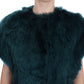 Exquisite Green Alpaca Fur Long Vest