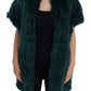 Exquisite Green Alpaca Fur Long Vest