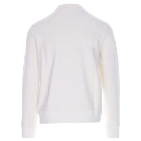 White Cotton Men Sweater