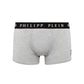 Gray Cotton Men Boxer Pack