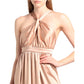 Pink Polyester Dress