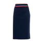 Blue Viscose Skirt