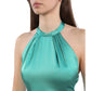 Green Polyester Dress