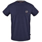 Blue Cotton Men T-Shirt