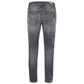 Chic Grey Dian Jeans with Distressed Detailing