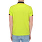 Sunshine Yellow Cotton Polo with Contrast Accents