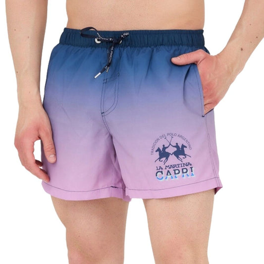 Dapper Multicolor Men's Boxer Swim Shorts