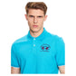 Elegant Stretch Cotton Pique Polo Shirt