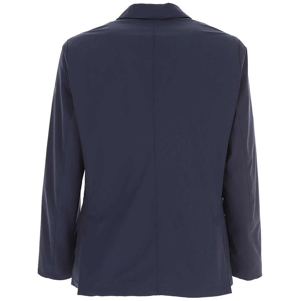 Elegant Water-Repellent Blue Jacket