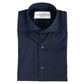 Blue Cotton Men Shirt