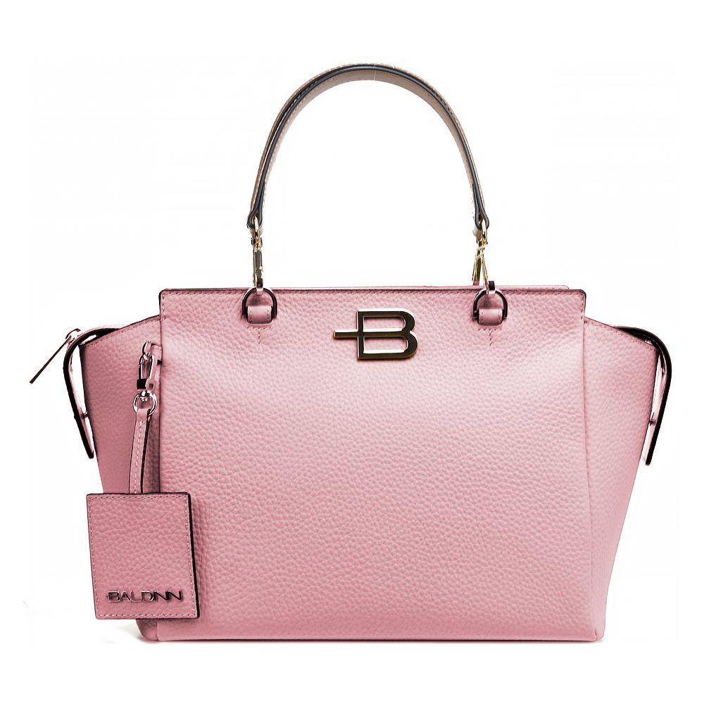 Pink Calfskin Women Handbag