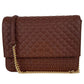 Chic Quilted Calfskin Shoulder Bag with Studs