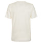 Elevated White Linen-Cotton Blend Tee