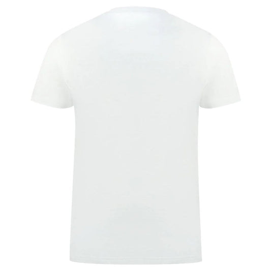 White Cotton Men T-Shirt