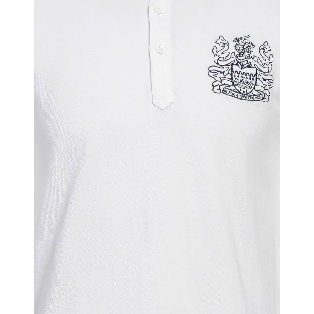 Elegant Cotton Polo with Signature Details