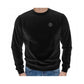 Black Cotton Men Sweater