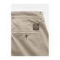 Beige Cotton Chino Trousers – Slim Fit Elegance