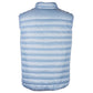 Light Blue Nylon Men Vest