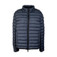 Chic Blue Padded Zip Vest for Men